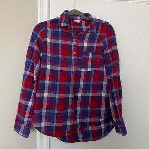 Aeropostale Red and Blue Plaid Shirt